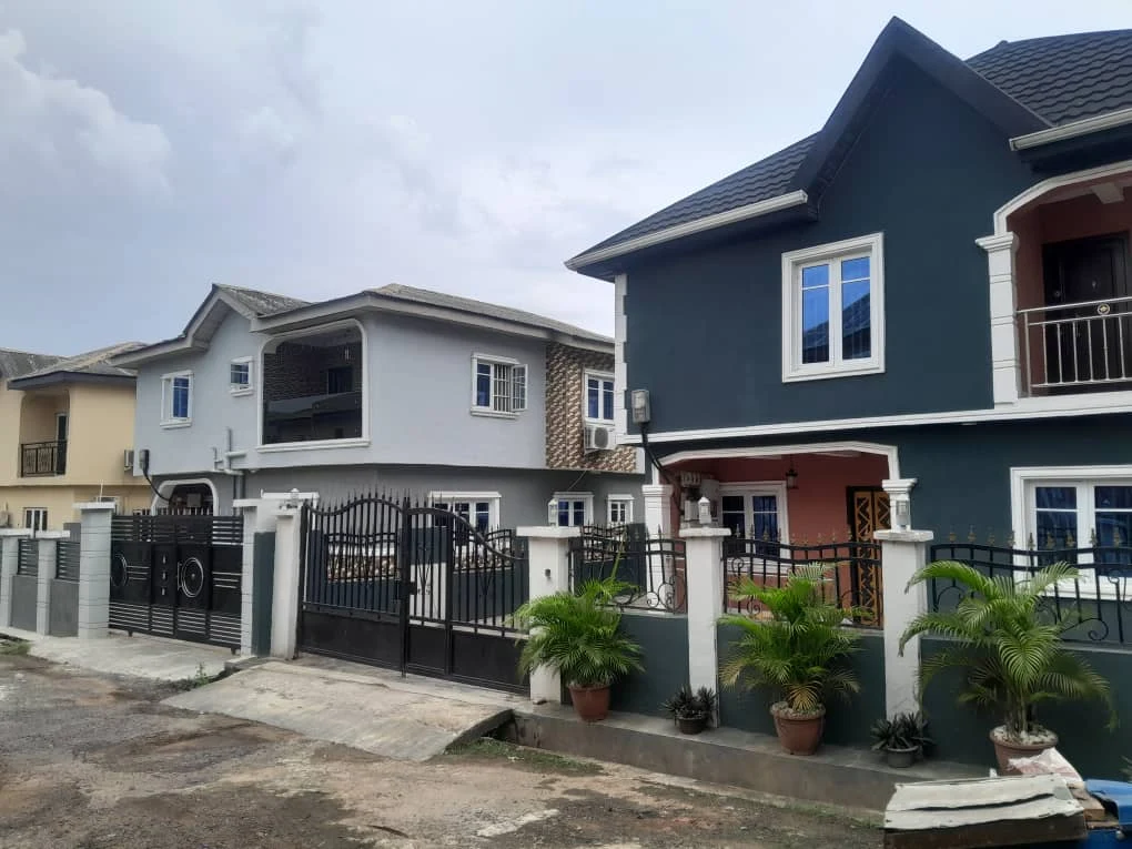 Nigerian residential architecture, illustrating homeownership